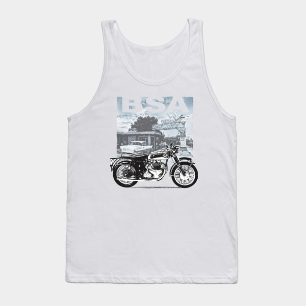 BSA Rocket Gold Star Tank Top by Cimbart